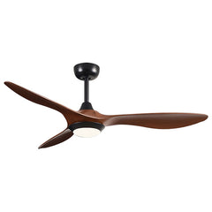 HEIKESZ 52 Inch Smart Ceiling Fan Light with Remote Control Variable Speed for Living Room Bedroom Nordic Style Home Decor