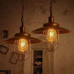 HEIKESZ American Retro Dining Room Coffee Shop Pub Bar Snack Milk Tea Shop Creative Industrial Chandelier Restaurant Table Lamp LED Light for Bedroom Night Aesthetic Room Lamp