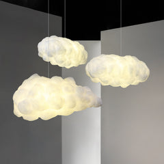 HEIKESZ Designer creative living room cloud light chandelier modern minimalist clothing store decor dining room children's room bedroom chandelier lamp light fixtures for celling light