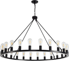 HEIKESZ American retro wrought iron chandelier hotel villa restaurant engineering light living room light balcony hot-selling lamps Chandelier, restaurant light, living room light
