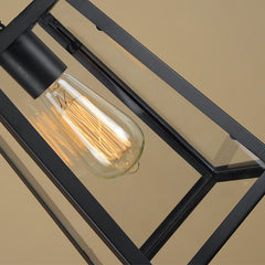 HEIKESZ Loft American Creative Personalized Iron Industrial Style Dining Room Chandelier Living Room Restaurant Glass Box Retro Lamp american style retro outdoor wall lamp indoor retro bedroom lamp american-style Industrial wind
