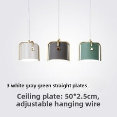 HEIKESZ Nordic Style Ceiling Light Single Head Creative Iron Art Pendant Lamp for Restaurant Bedroom Apartment Hotpot Shop Ins Design