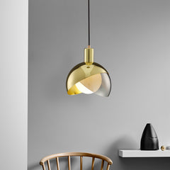 HEIKESZ Nordic glass small chandelier simple modern creative restaurant bar clothing store window bedroom bedside decorative chandelier lamp light fixtures for celling light