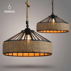 Vintage Industrial Style Ceiling Light with for Restaurant Cafe Tea House Commercial Use Creative Pendant Lamp