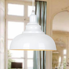 HEIKESZ LOFT Industrial Style Pot Cover Chandelier Restaurant Bar Retro Iron Art Clothing Store Snack Milk Tea Shop Special Wholesale Lamp LED Light for Bedroom Night Aesthetic Room Lamp