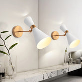 HEIKESZ Modern Minimalist Horn Wall Lamp Nordic Style LED Lighting for Living Room Bedroom Bathroom Mirror Warm Light