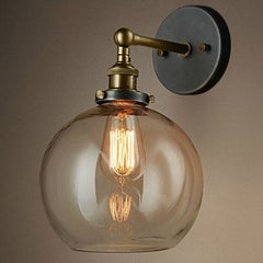 HEIKESZ American Retro Iron Art Wall Lamp Personalized Creative Hotel Wall Lamp Bar Lamp Lighting Batai Wall Lamp american style retro outdoor indoor retro bedroom lamp american-style Industrial wind