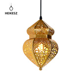 HEIKESZ Xinjiang Arab South East Asia Thai style chandelier Hotel restaurant B & B Inn aisle hollow carved chandelierChandelier, restaurant light, living room light