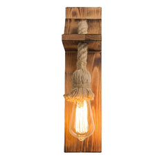 HEIKESZ 【One-year warranty, free shipping】American Retro Wooden Wall Lamp Restaurant Coffee Shop Bar Lamp Industrial Style Aisle Corridor Creative Decorative Lamp