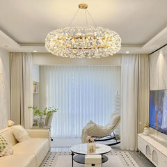 HEIKESZ Nordic creative dandelion chandelier clothing store Internet celebrity crystal lamps bedroom lights bar lights luxury restaurant lamp lighting fixtures for celling lights