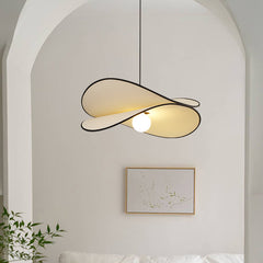 HEIKESZ French medieval wabi wind restaurant art chandelier bedroom living room bar creative fabric potato chip lamp light fixtures for celling lights