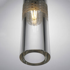 HEIKESZ Postmodern simple restaurant single head personalized bar cafe study bedside small chandelier fishing line lamp crystal chandelier lamp light fixtures for celling light