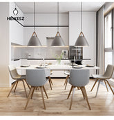 HEIKESZ Nordic Modern Minimalist Creative Personality Bar Restaurant Lamps Art Cafe Macaron Color Belt Chandelier american style retro outdoor indoor retro bedroom lamp american-style Industrial wind
