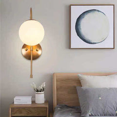 Nordic Light Luxury Living Room Background Wall Lamp Unique Creative Simple Bedroom Wall Lamp Stair Aisle Bedside Lamp