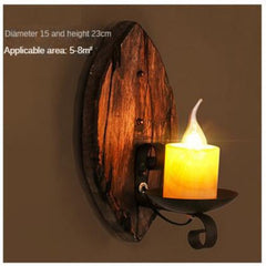 HEIKESZ American Retro Balsa Boat Wood Wall Lamp Dining Room Coffee Shop Light Loft Industrial Style Creative Bar Aisle Nostalgic Lamp LED Light for Bedroom Night Aesthetic Room Lamp