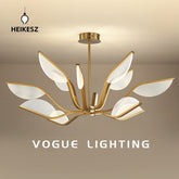 HEIKESZ New Chinese chandelier simple modern light luxury lamps living room bedroom study creative personality Chinese style lamp light fixtures for celling lights