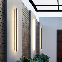 HEIKESZ Outdoor Waterproof LED Wall Lamp Nordic Minimalist Line Light for Garden Villa Door