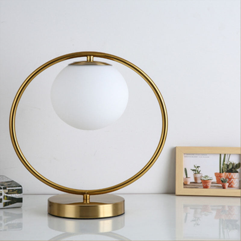 HEIKESZ Table Lamp Decoration Post-Modern Nordic Reading Eye Protection Golden Living Room Room Bedside Large Quantity from Youyi