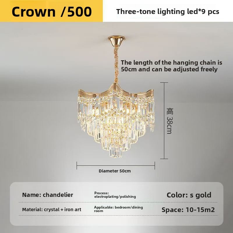 HEIKESZ New French Chandelier Crystal Ceiling Light for Dining Room Living Room Hall Hotel Wedding Luxury Villa Lighting Manufacturer
