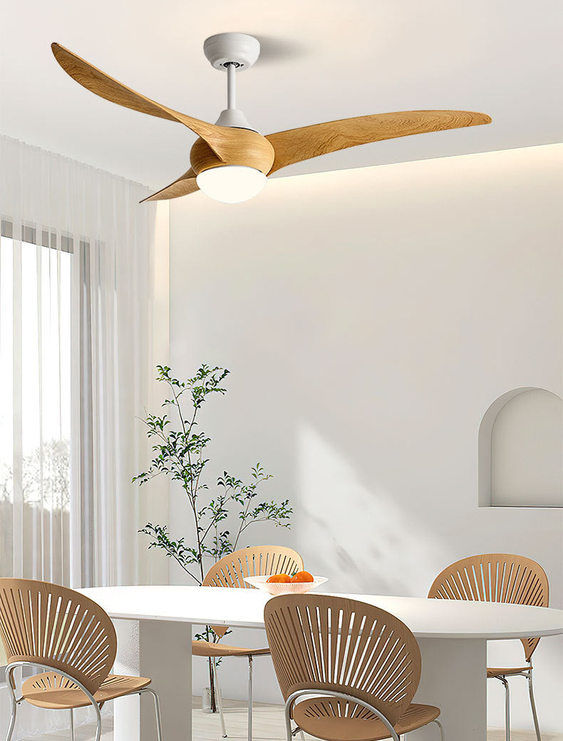 HEIKESZ New intelligent fan lighting variable frequency remote control 52 inch ceiling fan lighting living room dining room bedroom modern simple fan chandelier lamp lighting fixtures for celling lighting