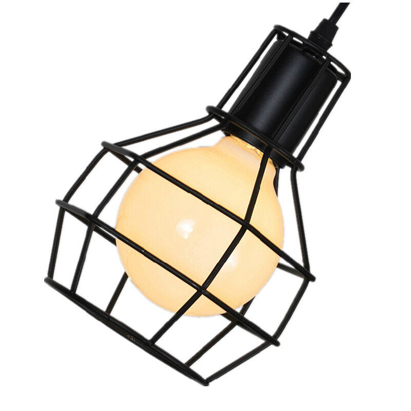 HEIKESZ Fairy Loose Flower Chandelier Creative American Country Iron Droplight Iron Cage Industrial Style Simple Multi-Head american style retro outdoor indoor retro bedroom lamp american-style Industrial wind