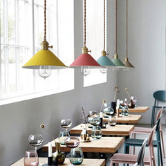HEIKESZ Nordic Simple Creative Living Room Chandelier Personalized Dining Room Bedroom Study Lamps Simple European Iron Macaron Chandelier american style retro outdoor indoor retro bedroom lamp american-style Industrial wind