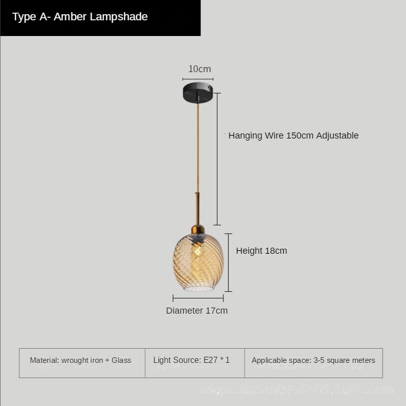 HEIKESZ Nordic Style Small Droplight Creative Dining Room Personality Bed Head Bar Designer Stair Light Villa Hotel Net Red Light Warm Room Lamps Chandelier for Living Bedroom Lighting Ceiling