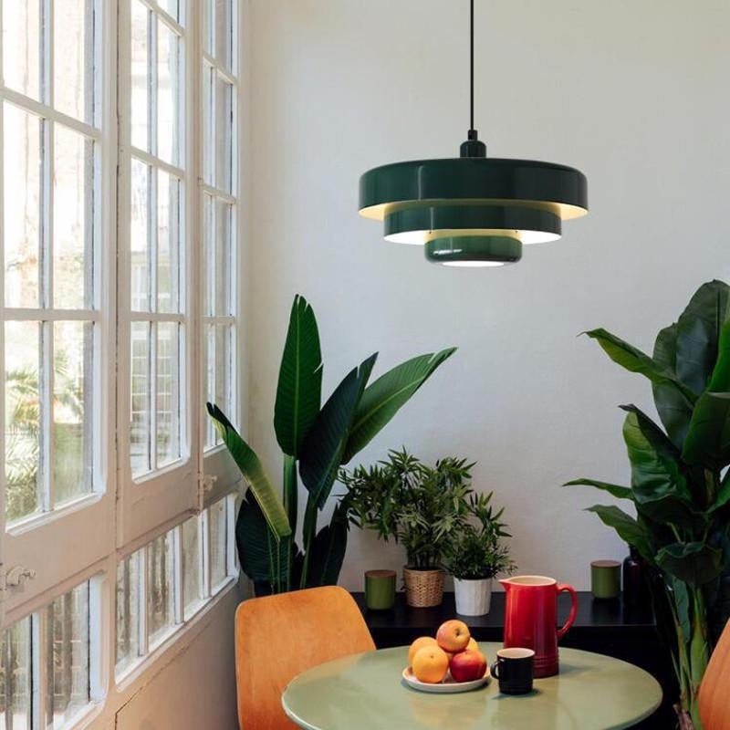 HEIKESZ vintage orange Japanese wabi **** ceiling light Nordic dining room creative bar retro pendant lamp