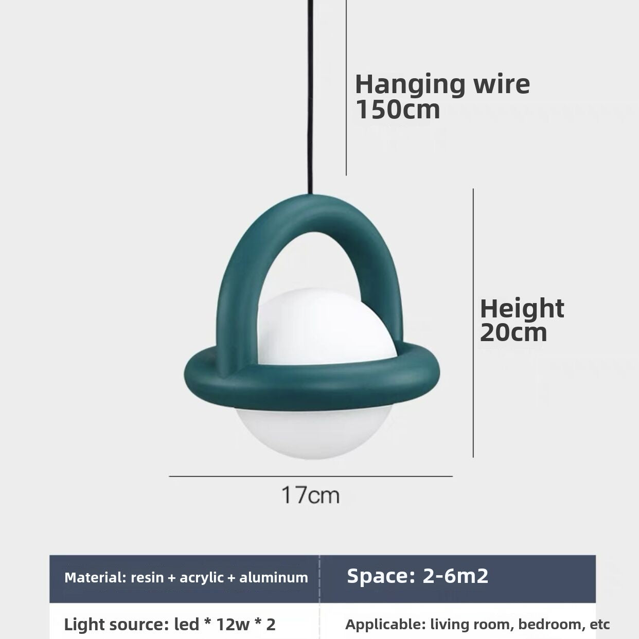 HEIKESZ Nordic minimalist art creative balloon living room dining room decorative chandelier modern wabi wind bedroom bedside small chandelier lamp light fixtures for celling light