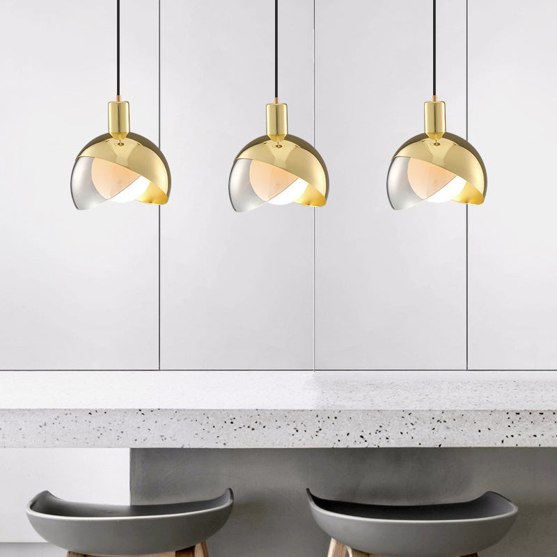HEIKESZ Nordic glass small chandelier simple modern creative restaurant bar clothing store window bedroom bedside decorative chandelier lamp light fixtures for celling light