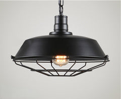 HEIKESZ American Creative Simple Bar Iron Vintage Pot Cover Chandelier LOFT Industrial Style Restaurant Warehouse Chandelier american style retro outdoor indoor retro bedroom lamp american-style Industrial wind