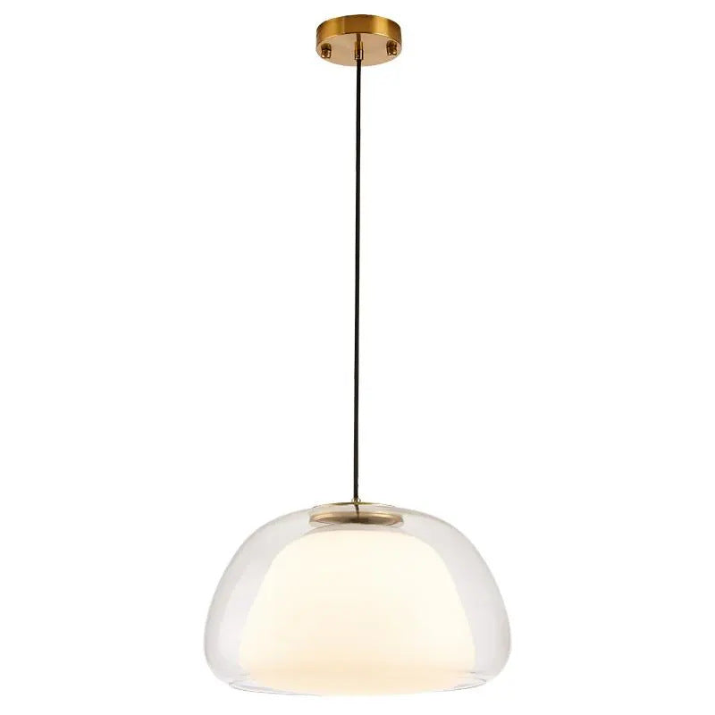 HEIKESZ Nordic Jelly Chandelier Modern Minimalist Glass Lamp for Living Room Bedroom Dining Room LED Ceiling Light Fixtures