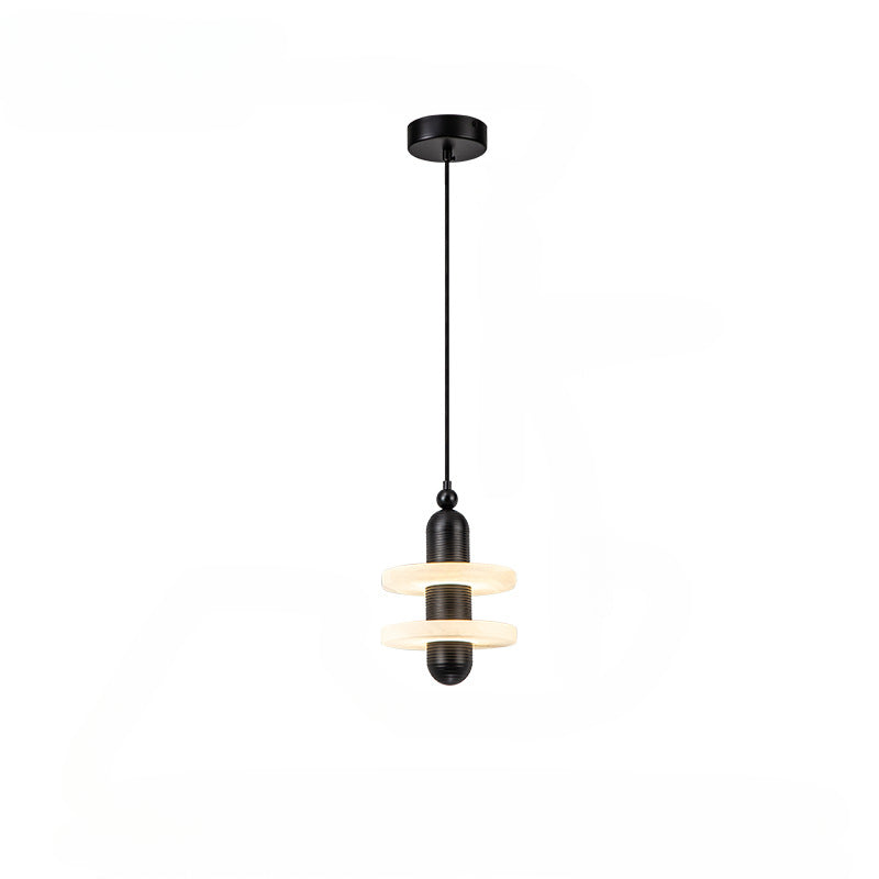 HEIKESZ Modern Chandelier Luxury Spanish Marble Designer Light for Dining Room Bedroom Bar Counter Ceiling Lighting Fixtures