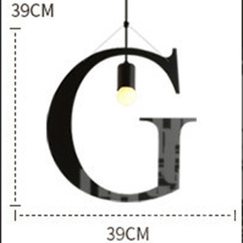 HEIKESZ Retro Personalized Letter Chandelier Wrought Iron Creative Restaurant and Cafe Bar Clothing Store English Letter Assembled Lamp american style retro outdoor indoor retro bedroom lamp american-style Industrial wind