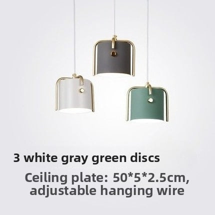 HEIKESZ Nordic Style Ceiling Light Single Head Creative Iron Art Pendant Lamp for Restaurant Bedroom Apartment Hotpot Shop Ins Design