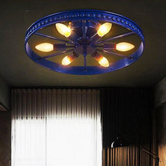 HEIKESZ Industrial Vintage Ceiling Light American Style Iron Pipe Creative Living Room Dining Room Lighting Fixture