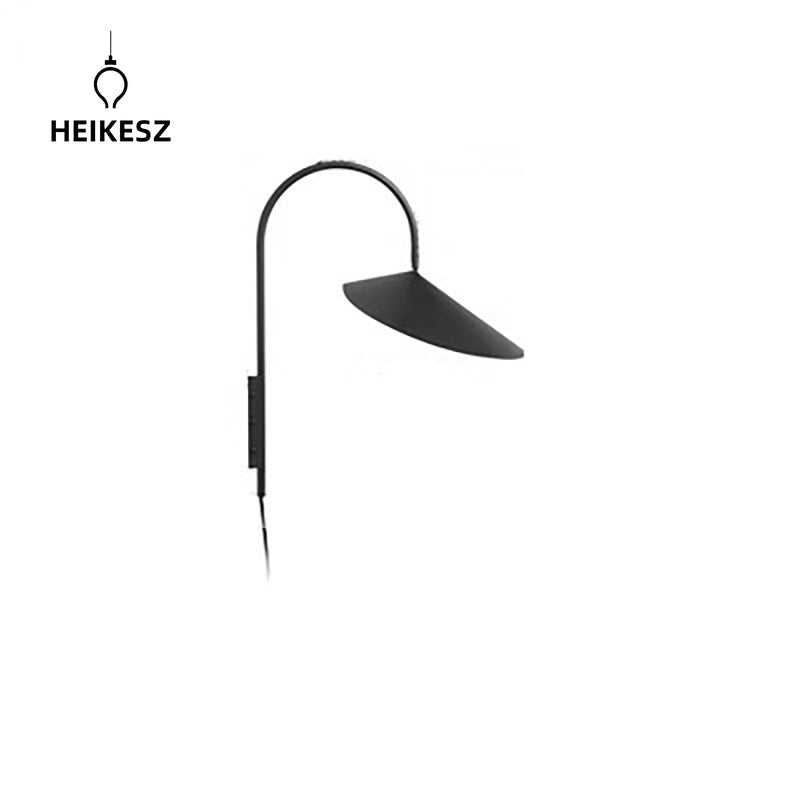 HEIKESZ ndustrial Wall Lamp Simple Design Art Desk Bedside Office Lighting for Homestay Hotel Living Room Bedroom
