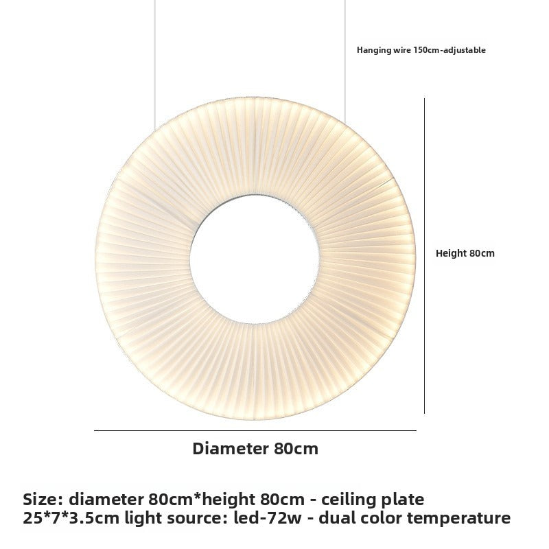 Minimalist Circle Ceiling Light Modern Living Room Lamp Postmodern Design Creative Art Decor for Bedroom Showroom
