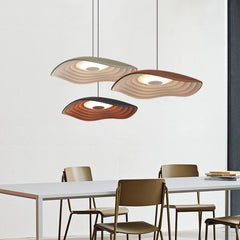 HEIKESZ Modern Minimalist Nordic Lotus Leaf Chandelier Silent Style Bar Restaurant Art Decorative Lamp