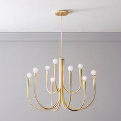 HEIKESZ Nordic Antique Chandelier Luxury French Style Retro Bedroom Candle Dining Room Designer Light