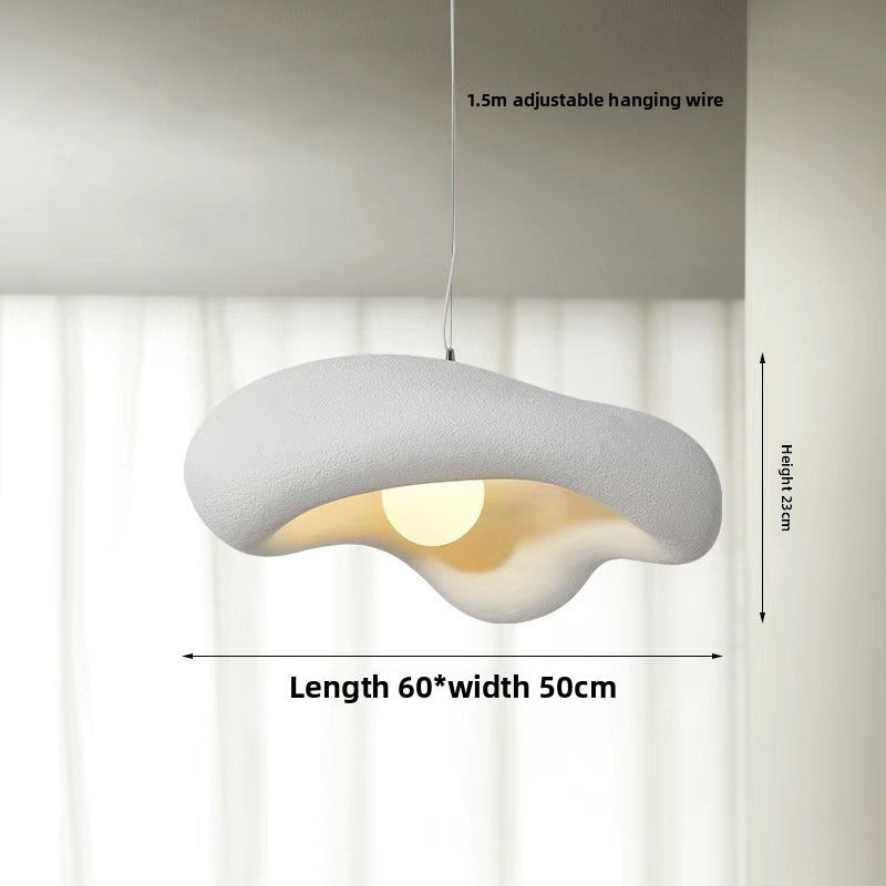 HEIKESZ Japanese Style Ceiling Light Cream Color Living Room Bedroom Dining Pendant Lamp Wabi **** Amazon Best Seller