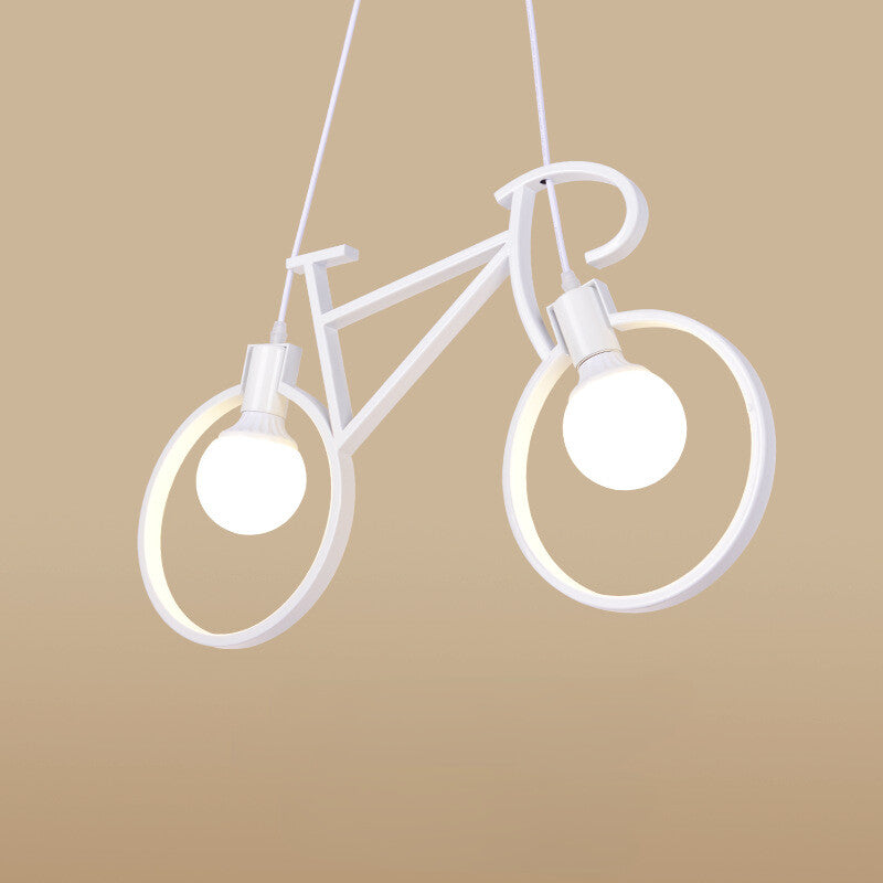 HEIKESZ Creative LOFT Industrial Style Restaurant Bar Bicycle Chandelier Retro Nostalgic Theme Bar Clothing Store Iron Lamp american style retro outdoor indoor retro bedroom lamp american-style Industrial wind