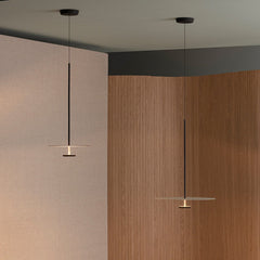 HEIKESZ Nordic Minimalist UFO Chandelier Round Danish Design for Office Bar Dining Room Exhibition Hall Lighting