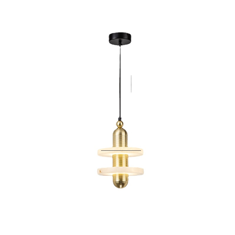 HEIKESZ Modern Chandelier Luxury Spanish Marble Designer Light for Dining Room Bedroom Bar Counter Ceiling Lighting Fixtures