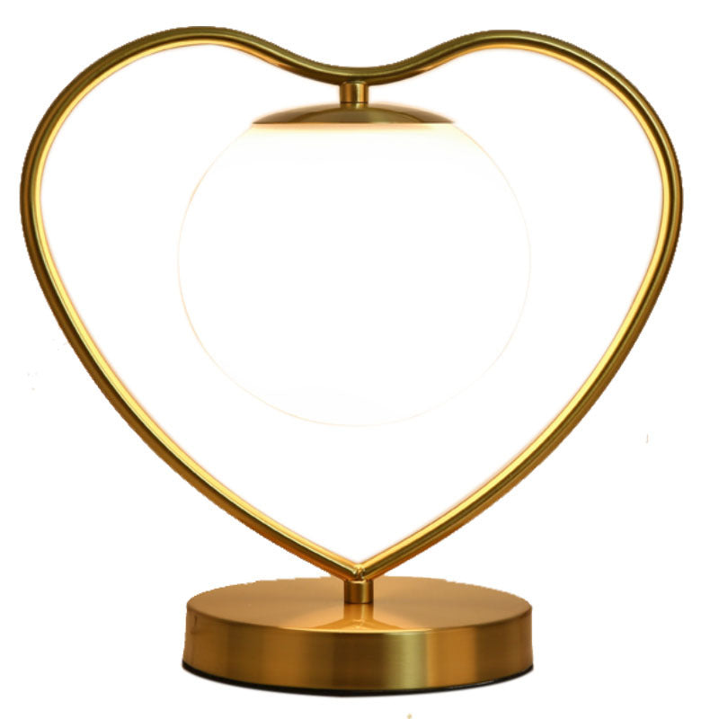 HEIKESZ Table Lamp Decoration Post-Modern Nordic Reading Eye Protection Golden Living Room Room Bedside Large Quantity from Youyi