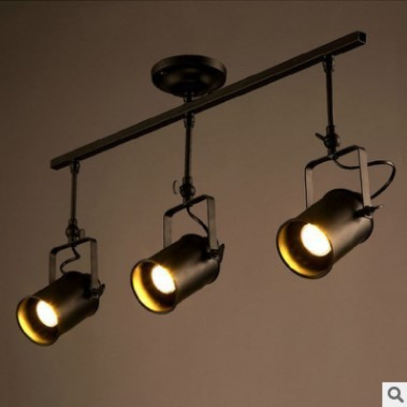 HEIKESZ Industrial Fengke Restaurant and Cafe Background Wall Ceiling Light Bar Retro Clothing Store Open-Mounted Bar Spotlight LED Light for Bedroom Night Aestitic Room Lamp