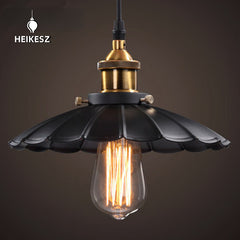 HEIKESZ American Country Retro Iron Art Lotus Leaf Retro Nostalgic Dining Room and Study Room Bar Cafe Loft Chandelier american style retro outdoor indoor retro bedroom lamp american-style Industrial wind