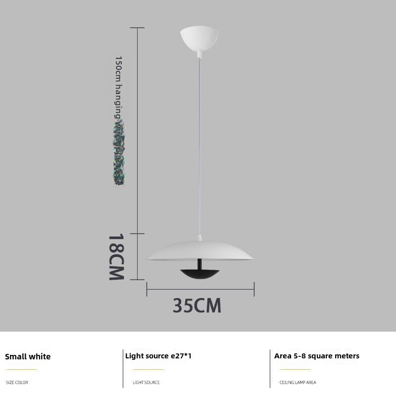 HAIKESZ Creative Danish Italian designer Nordic dining room living room bedroom LED simple decoration personalized flying saucer chandelier lamp light fixtures for celling lights