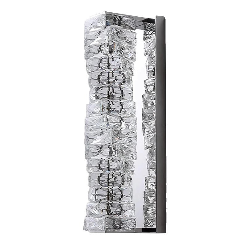 HIEKESZ craftsman light luxury bedside crystal lamp staircase porch lamp light luxury living room sofa TV background wall grille wall lamp light fixtures for celling light