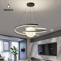 HEIKESZ Living room chandelier simple modern atmosphere Zhongshan lighting factory direct sales Nordic bedroom dining room lights round living room main lamp lighting fixtures for celling lights